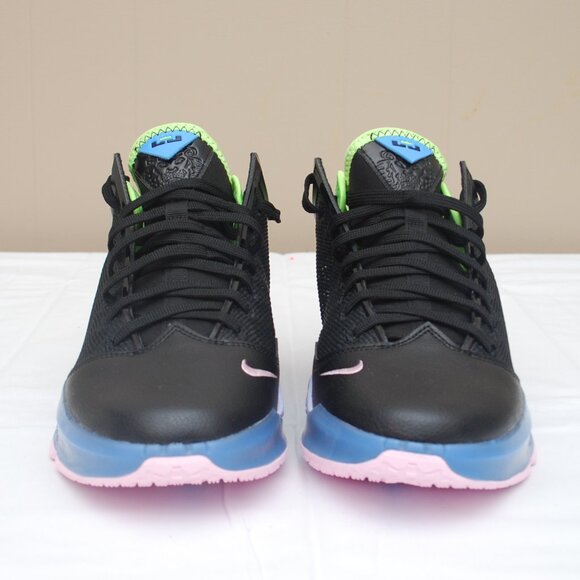 Nike Lebron XIX Low in Black/Ghost Green-Purple Pulse Brand New - Picture 5 of 11